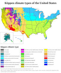 Koppen climate types of the United States