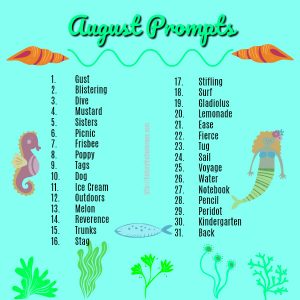 August Writing Prompts