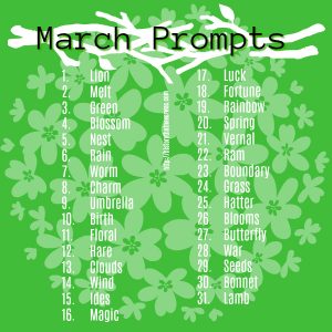 March Writing Prompts